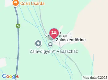 Hársfa Vendégház Zalaszentlőrinc a térképen