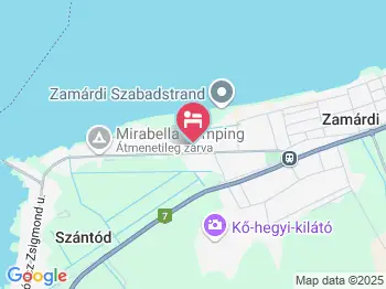 Annus Apartman Zamárdi a térképen