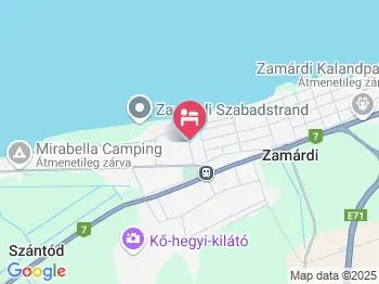 Babó Vendégház Zamárdi a térképen