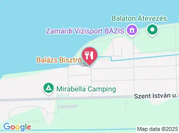 Balázs Bisztró Zamárdi a térképen