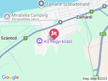 Borsodi Vendégház Zamárdi a térképen