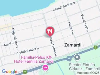 Cuppó Fagyizó Zamárdi a térképen