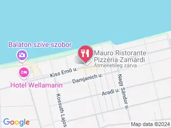 Dokk Zamárdi a térképen