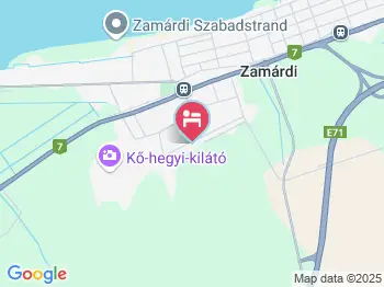 Egyed Vendégház Zamárdi a térképen