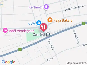 Frontline Caffe & Bar Zamárdi a térképen