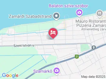 Hotel Napsugár Zamárdi Zamárdi a térképen