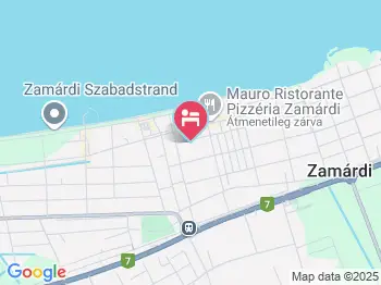 Hotel Platán Zamárdi a térképen