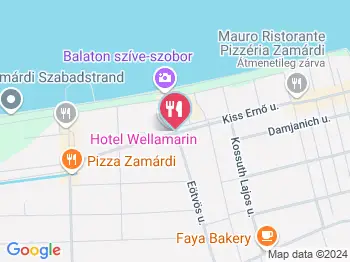 Hotel Wellamarin**** Scala Étterem Zamárdi a térképen