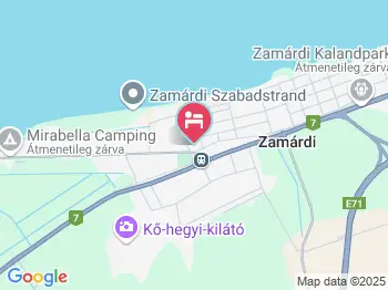Jónás Üdülőház Zamárdi a térképen