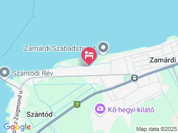 Lantos Apartmanház Zamárdi a térképen