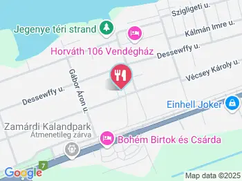 Pannónia Restaurant Zamárdi a térképen