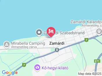 Pelso Apartmanház Zamárdi a térképen