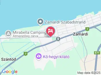 Piroschka Vendégház Zamárdi a térképen