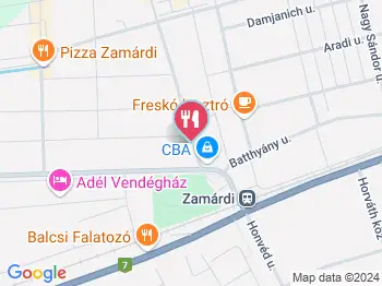 Sulák Cukrászda Zamárdi a térképen