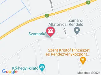 Szamárkő Zamárdi a térképen