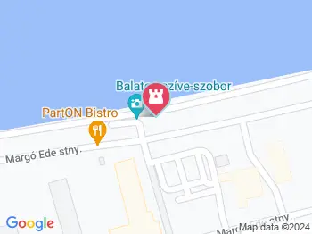 Szerelmesek hídja Zamárdi a térképen