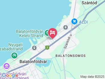 TESZ Vendégház Zamárdi a térképen