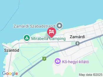 Veritas Apartmanház Zamárdi a térképen