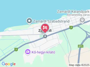 Viktória Panzió Zamárdi a térképen