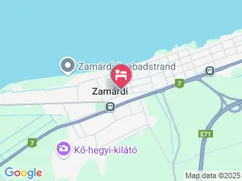 Zama Hotel Zamárdi a térképen