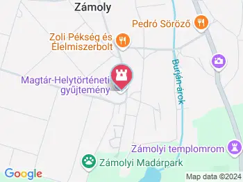 Kerekszenttamási templomrom Zámoly a térképen