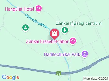 Haditechnikai Park Zánka Zánka a térképen