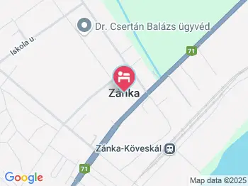 Hangulat Hotel Zánka a térképen