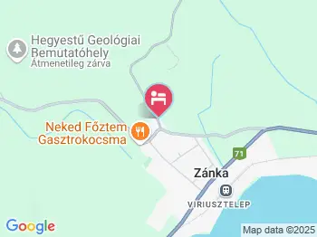 Rozmaring Lovasudvar és Panzió Zánka a térképen