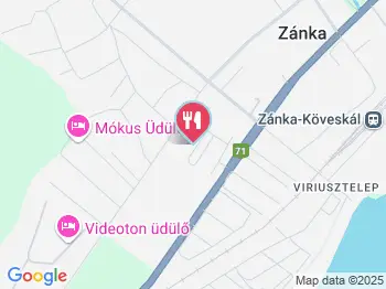 Theodora Étterem Zánka a térképen