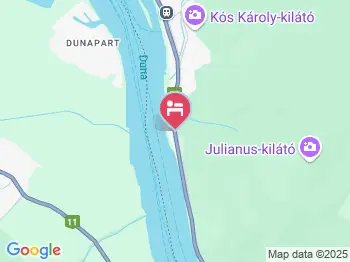 Duna Parti Villa Zebegény a térképen