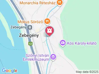 Hajózástörténeti Múzeum Zebegény a térképen