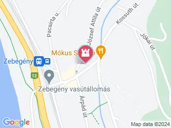 Havas Boldogasszony templom Zebegény a térképen