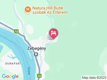 Julika Vendégház Zebegény a térképen