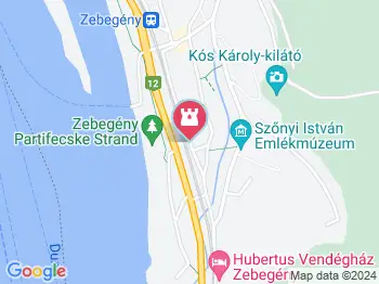 Millenniumi emlékmű Zebegény a térképen