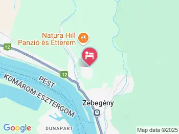 Mókus Ház Zebegény a térképen
