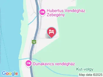 Naphegy Vendégház Zebegény a térképen