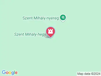 Szent Mihály-hegy Zebegény a térképen