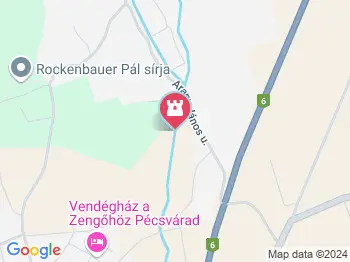 Berta János faműves állandó kiállítása Zengővárkony a térképen