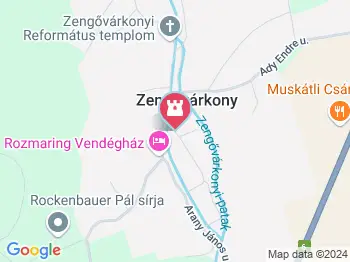 Bormúzeum Zengővárkony a térképen