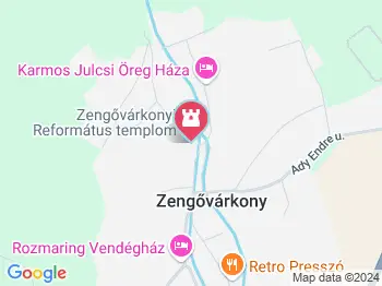 Fülep Lajos Emlékszoba Zengővárkony a térképen