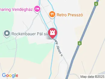 Harangláb Zengővárkony a térképen