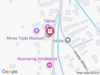 Tájház Zengővárkony a térképen