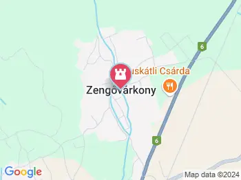 Vadkan Vili sétálója Zengővárkony a térképen