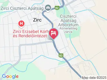 Bagolyvár Fogadó Zirc a térképen