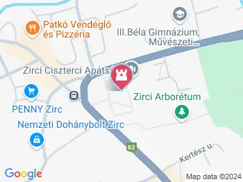 Ciszterci Műemlékkönyvtár Zirc a térképen