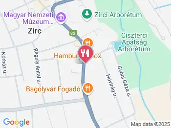 Cuha Völgye Étterem Zirc a térképen