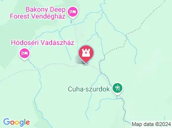 Cuha-völgyi Tanösvény Zirc a térképen