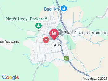 Forest Hills Biohotel & Golf Zirc a térképen