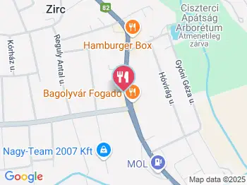 Jeskó Panzió Étterme Zirc a térképen