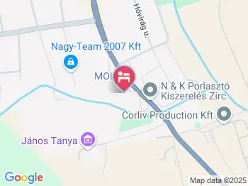 Király Fogadó Zirc a térképen